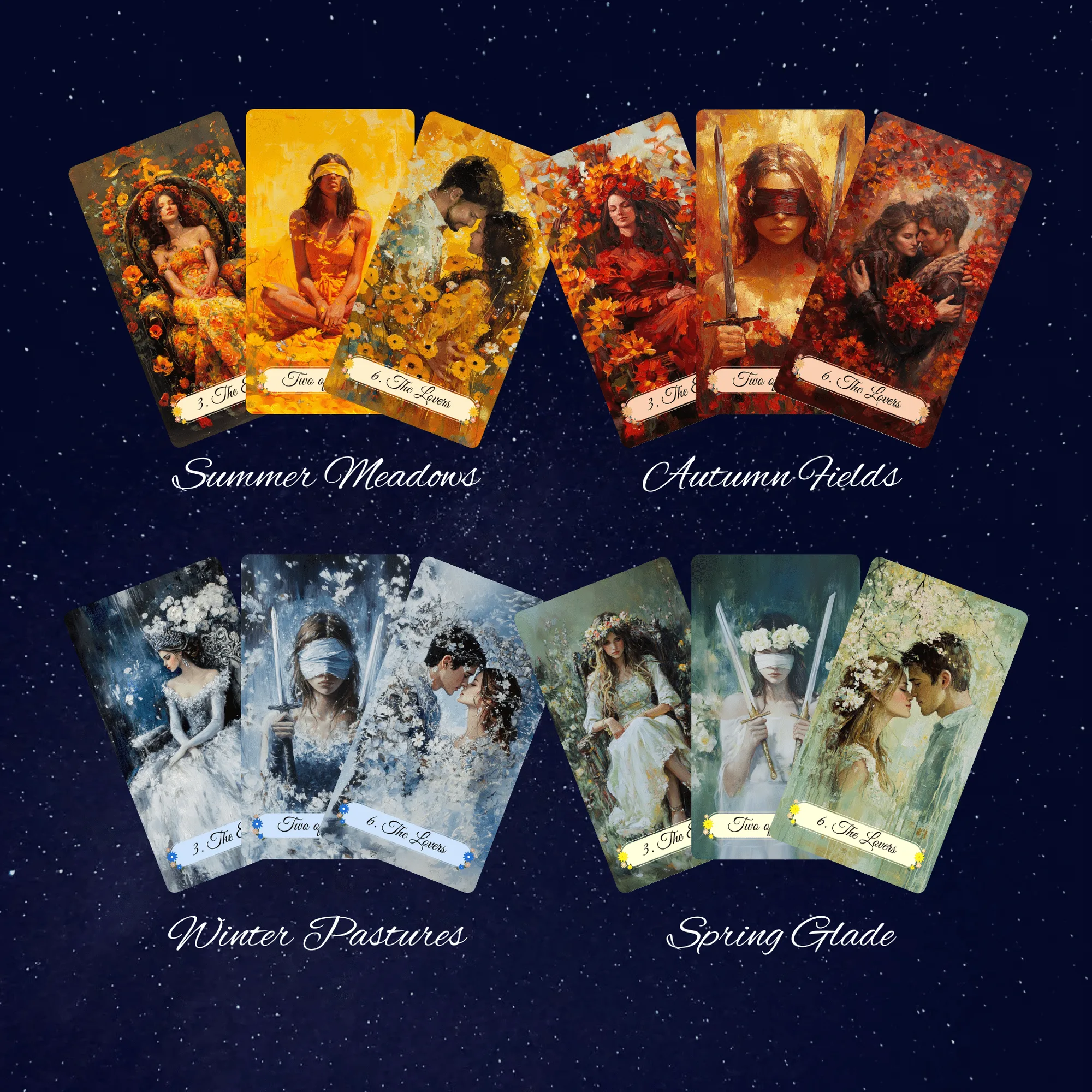 Utiliser les quatre saisons du tarot toute l'année