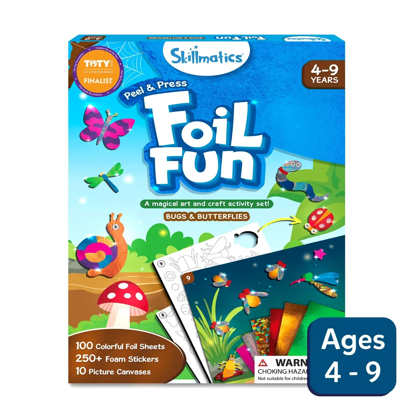 Foil Fun: Käfer & Schmetterlinge | Sauberes Kunstset (4-9 Jahre)