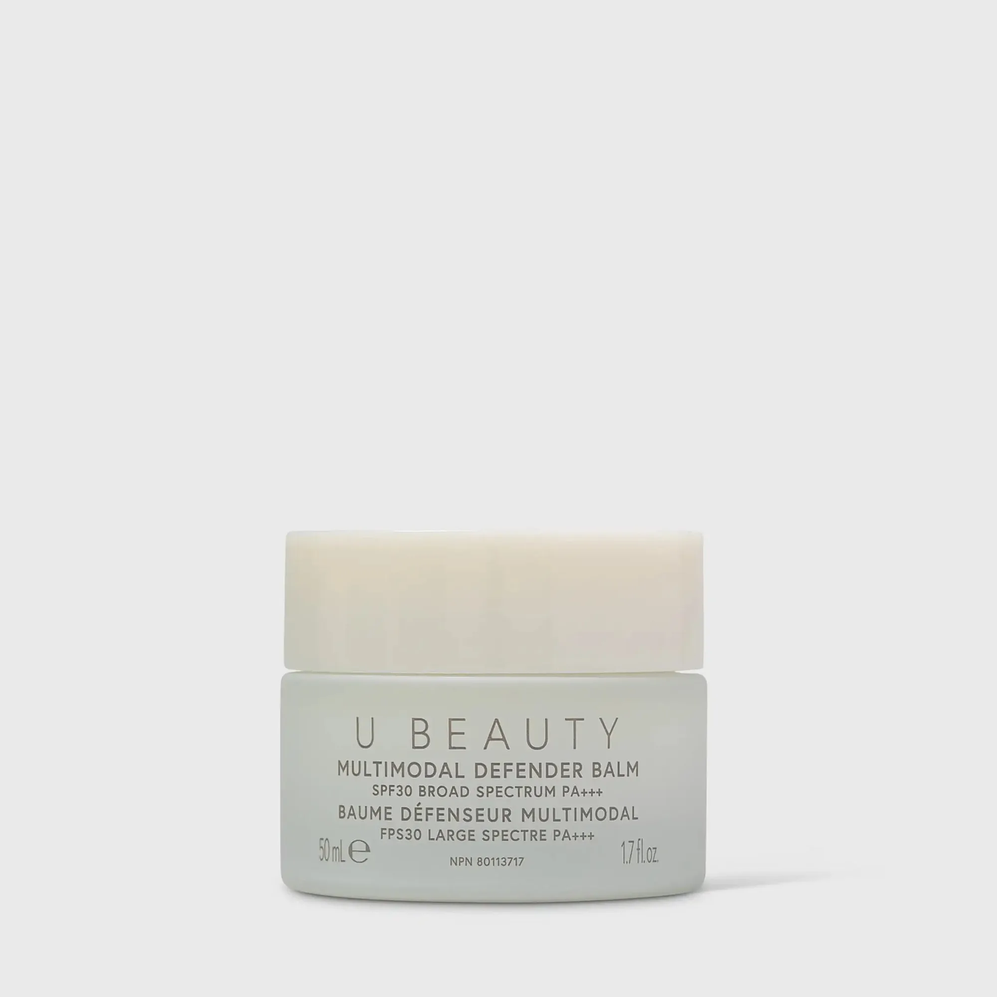 Baume défenseur multimodal SPF 30 à large spectre
