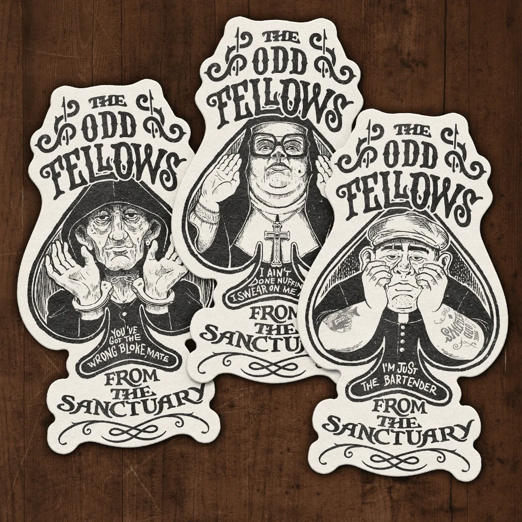 Odd Fellows from the Sanctuary: ชุดสติกเกอร์ 3 ชิ้น