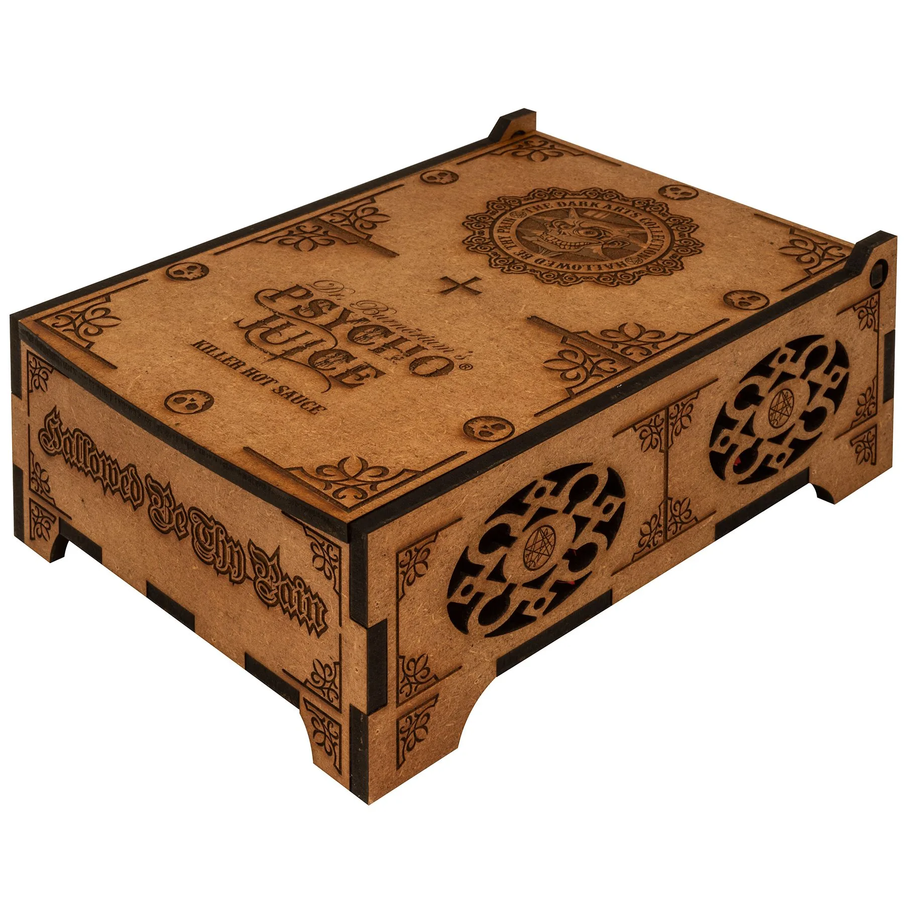 Dark Arts Collection Wood Duo Gift Box - Psycho Juice Scotch Bonnet