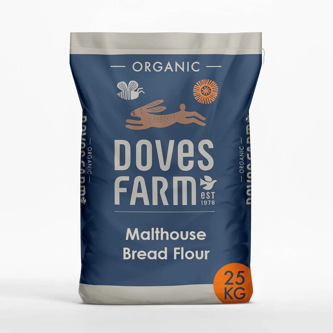 Doves Farm Organic Malthouse Bread Flour 25kg