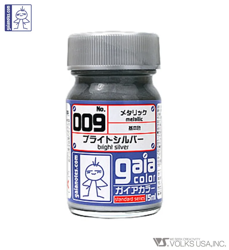 Gaia Metallic Color 009 Bright Silver