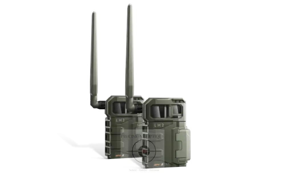 Pack de 2 Pièges Photographiques Spypoint LM2 Communicant 20MP