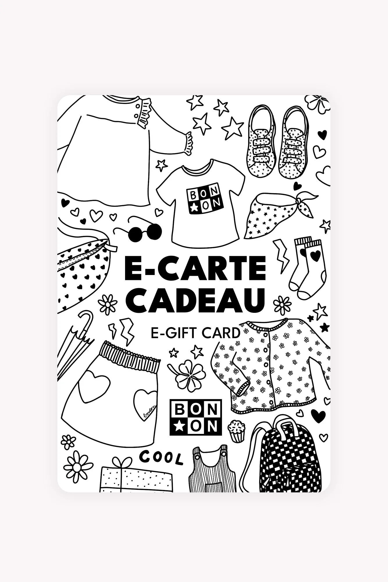 Tarjeta regalo electrónica personalizable para niños