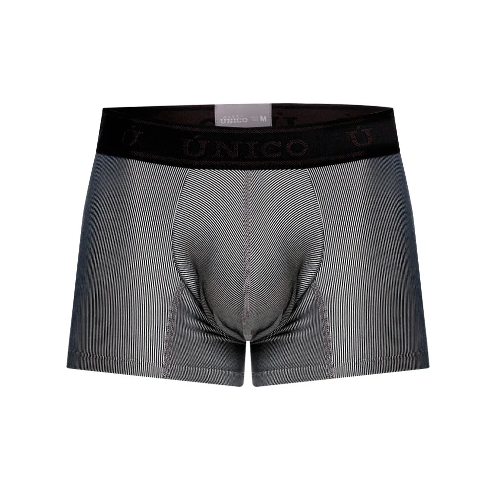 TRIUM BLACK SHORT BOXER BRIEFS