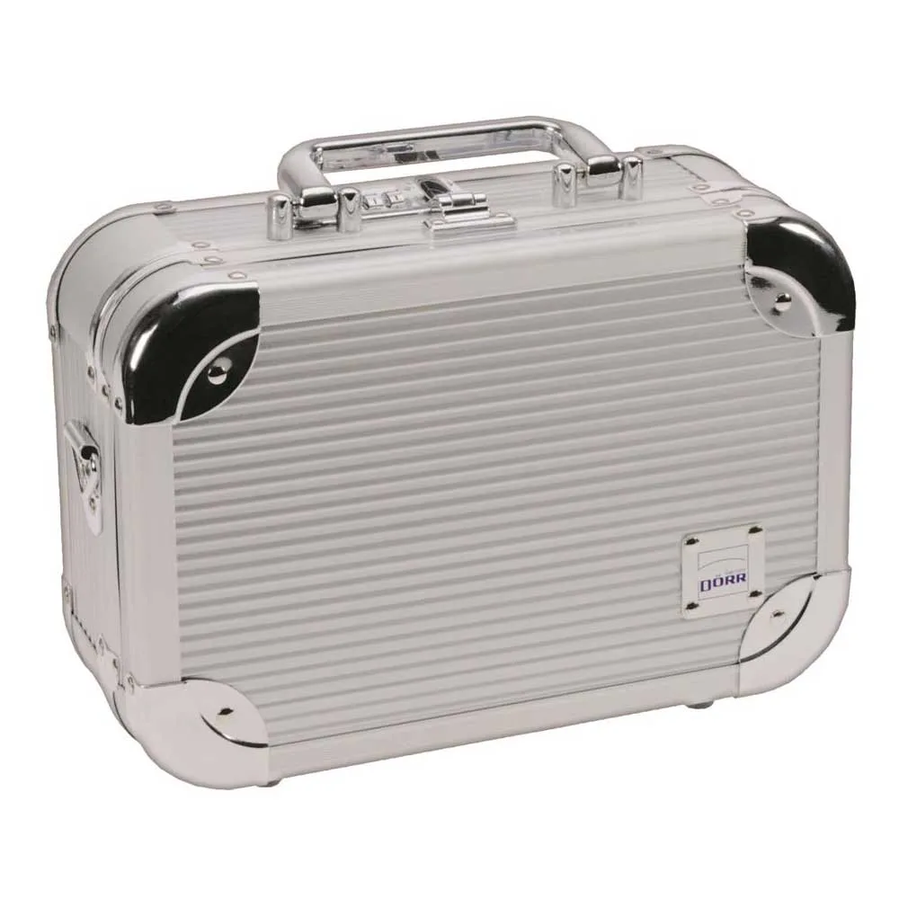 Customer Return Dorr Extra Small Aluminium Case 10 | 24 x 16 x 9 (cm) | Foam Interior | Combination Lock