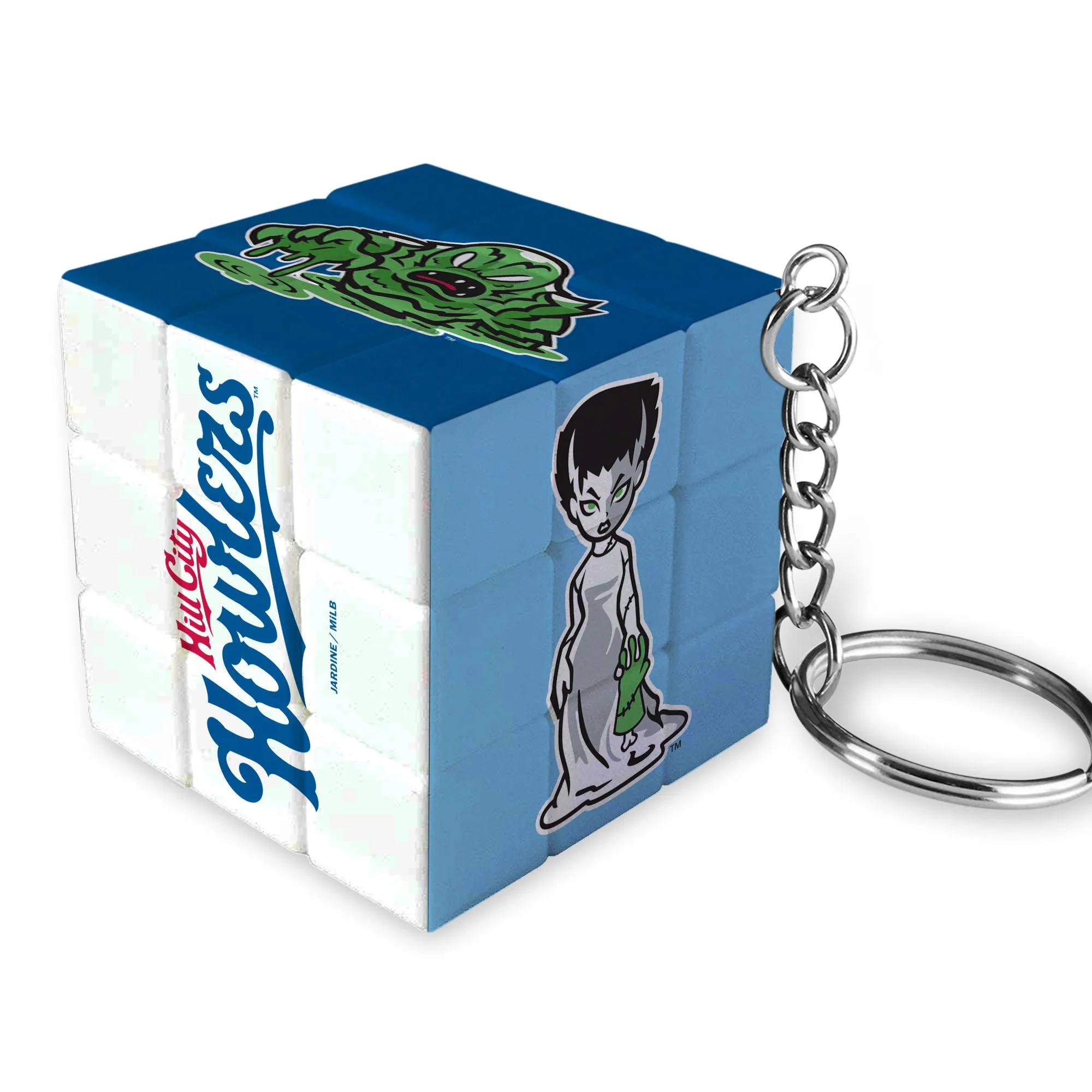 Como limpar e guardar o seu porta-chaves Puzzle Cube Hill City Howlers