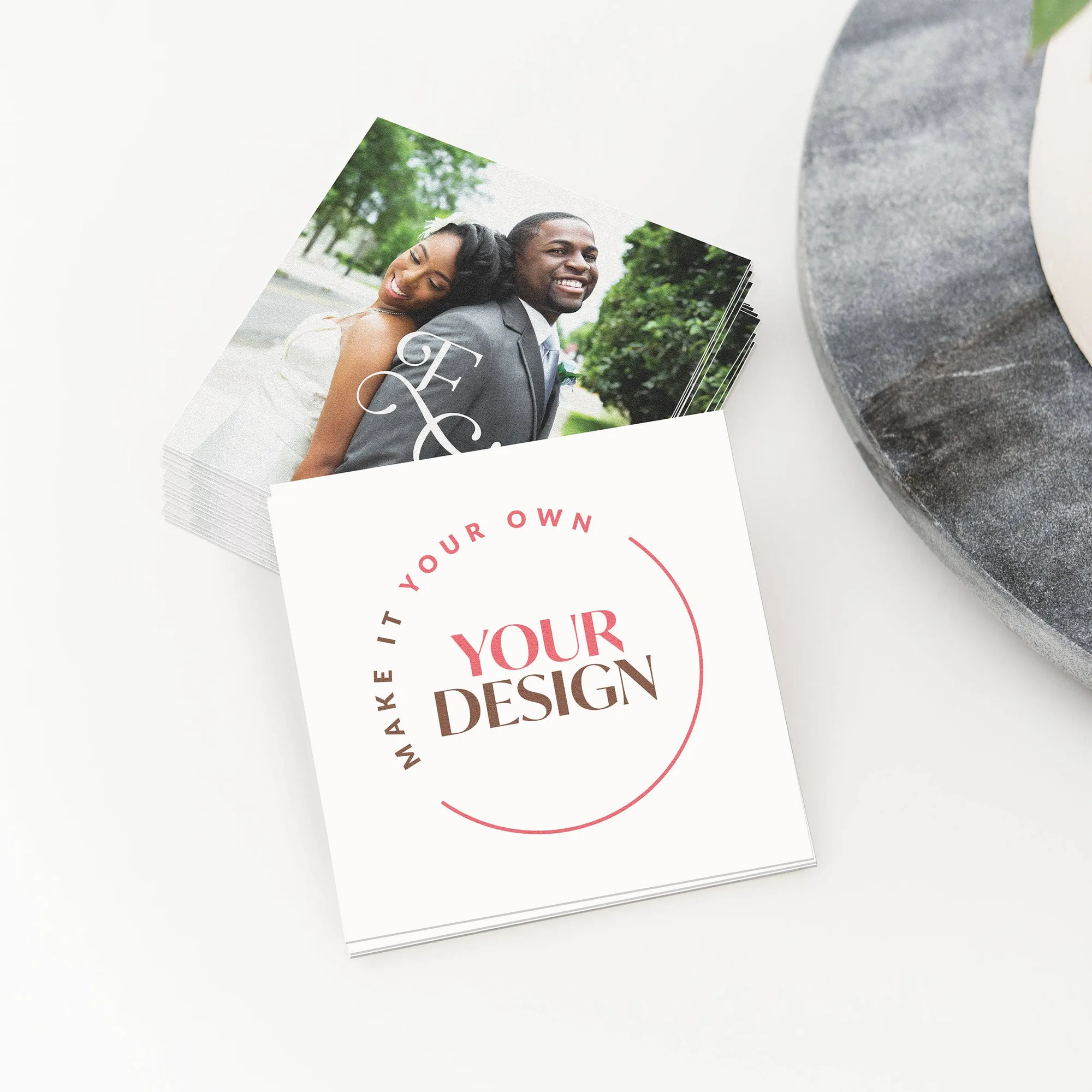 Bedruckte Papierservietten für Hochzeit oder Event - Eigenes Design hochladen