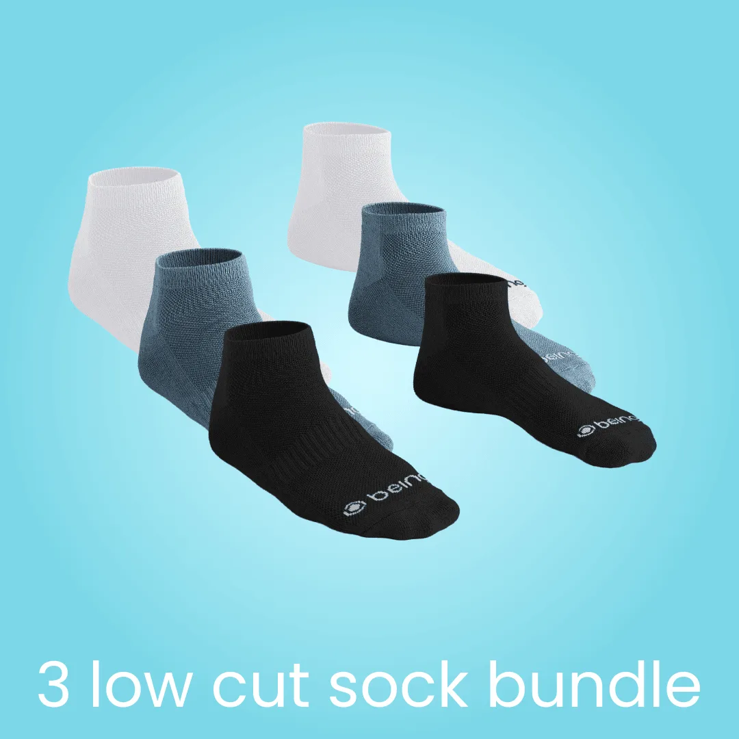 3 kids low cut socks bundle