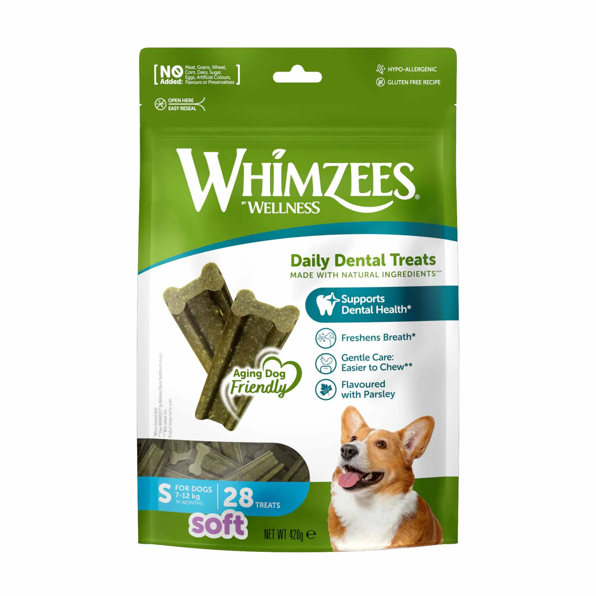 Whimzees SOFT Value Bag Small Dog Chews - 28 Pack