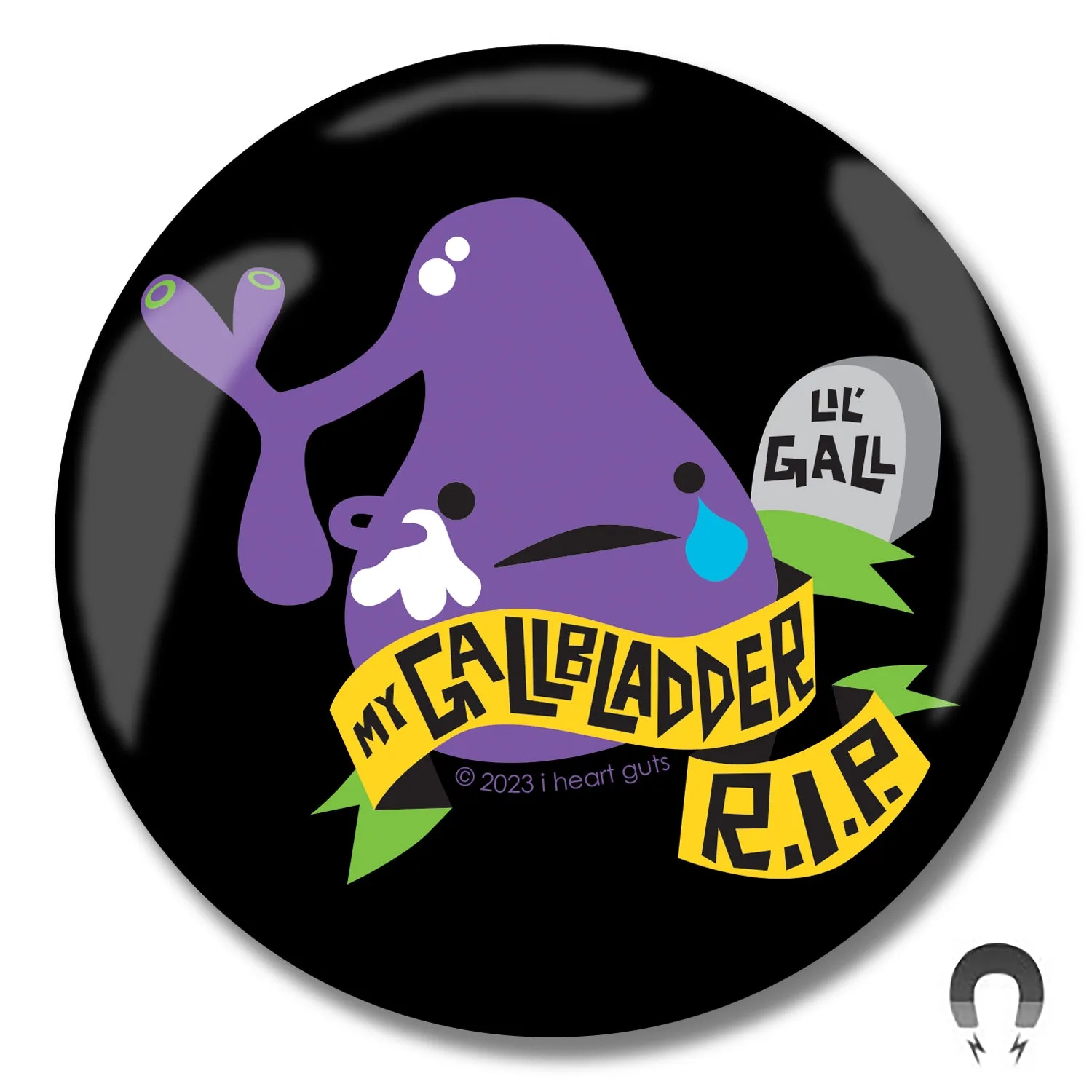 Gallenblase RIP Magnet | Süßes Geschenk zur Gallenblasenentfernung