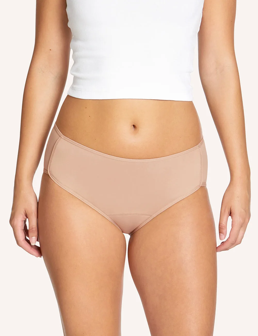 Period Midi Brief - Beige