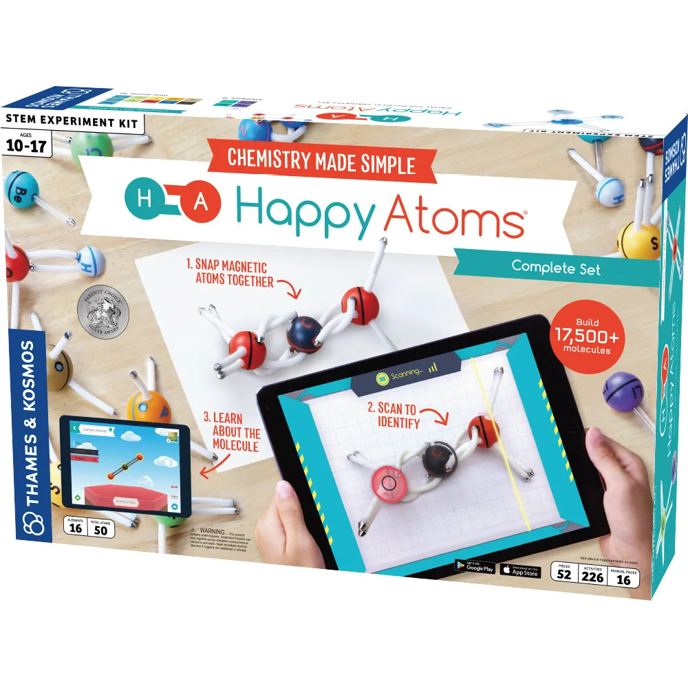 Happy Atoms 완전 세트: 실습 화학을 위한 부모 가이드