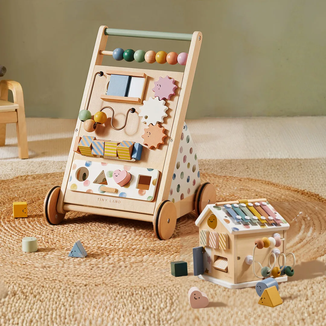 Set di Sviluppo Completo — Girello per Bambini + Cubo delle Attività