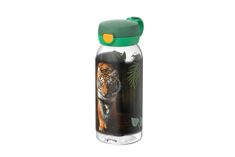 Campus Trinkflasche mit Klappdeckel 600 ml - Wild Tiger