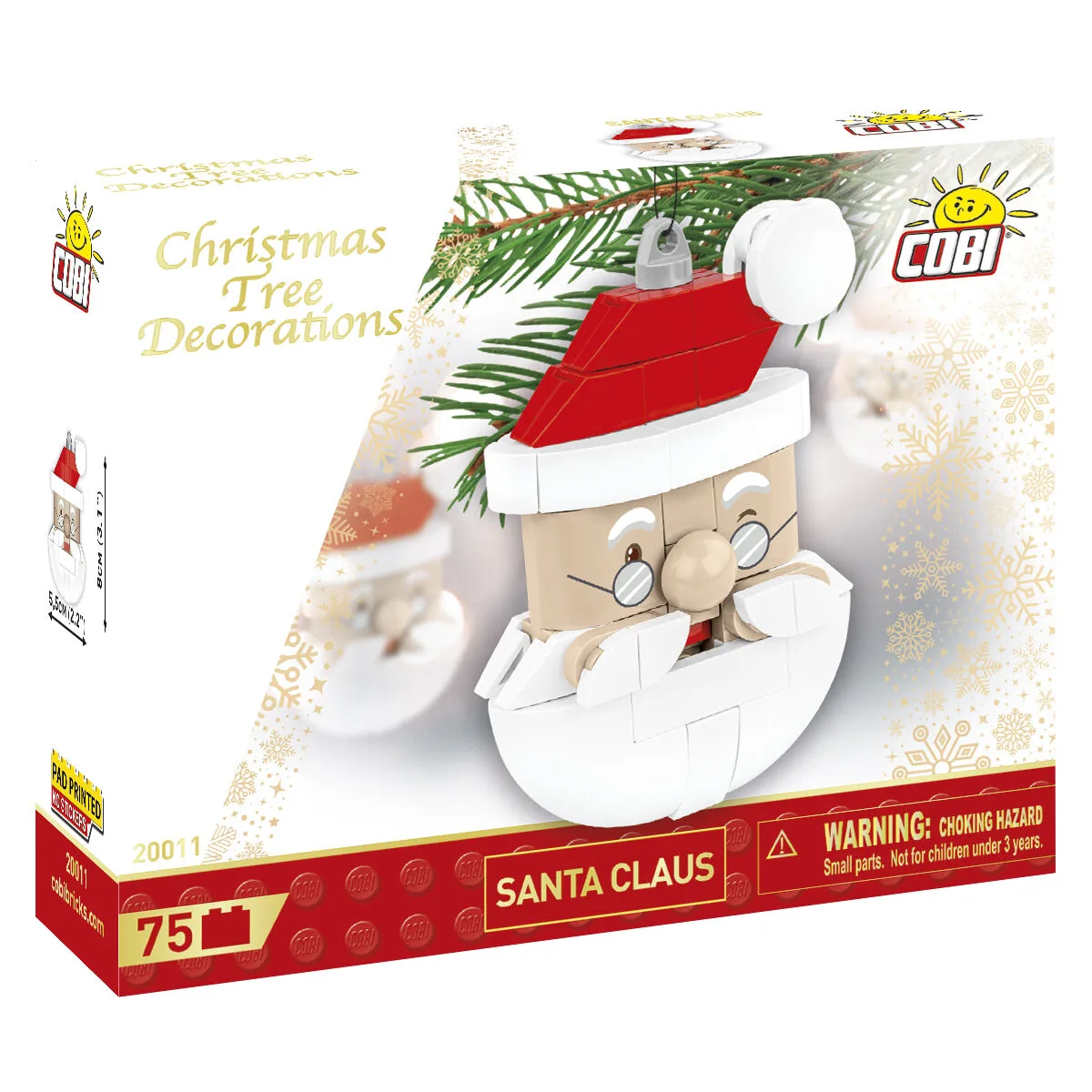 COBI Santa Claus Ornament: Set #200011
