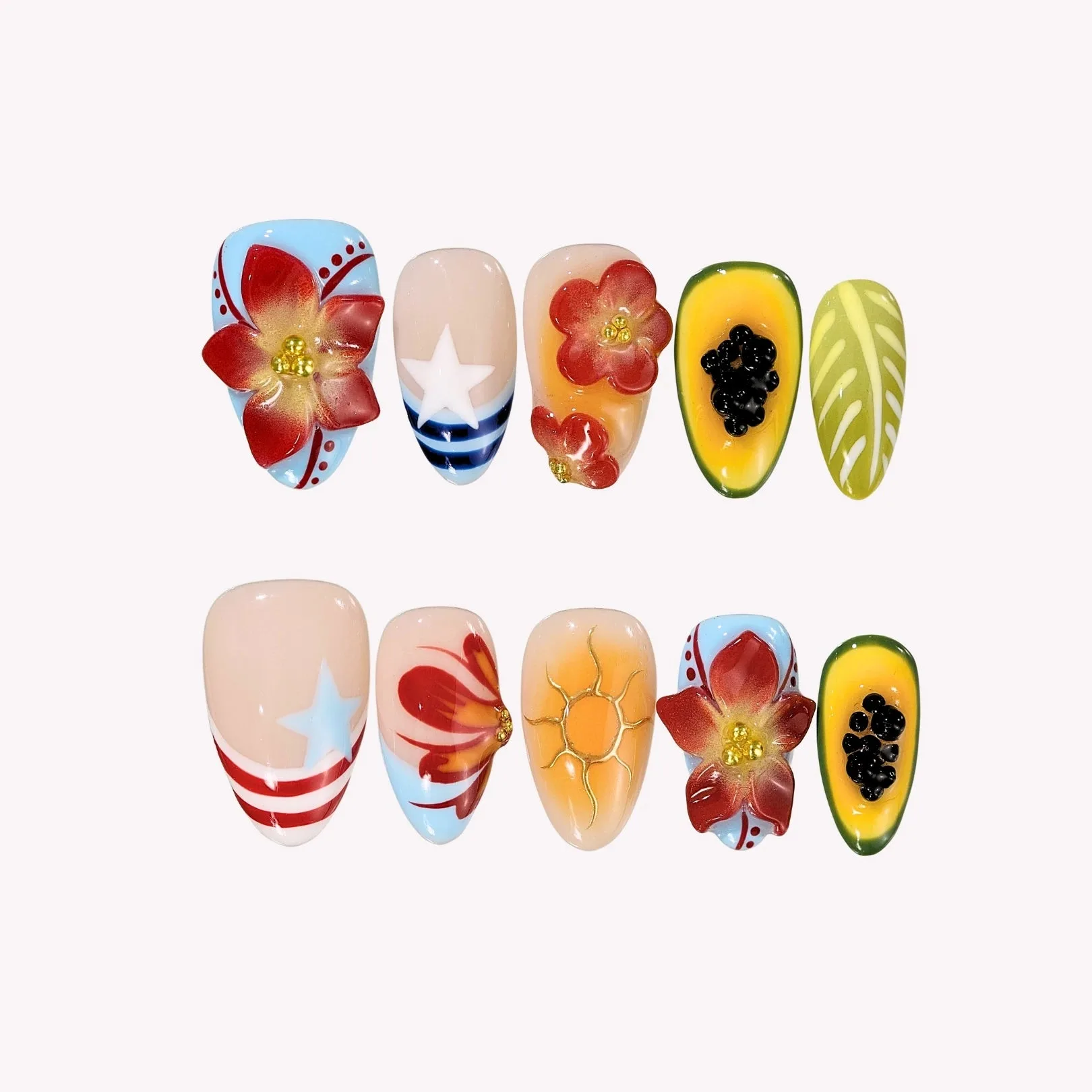 Island Gal Press-On Nails: Application and Wear Tips