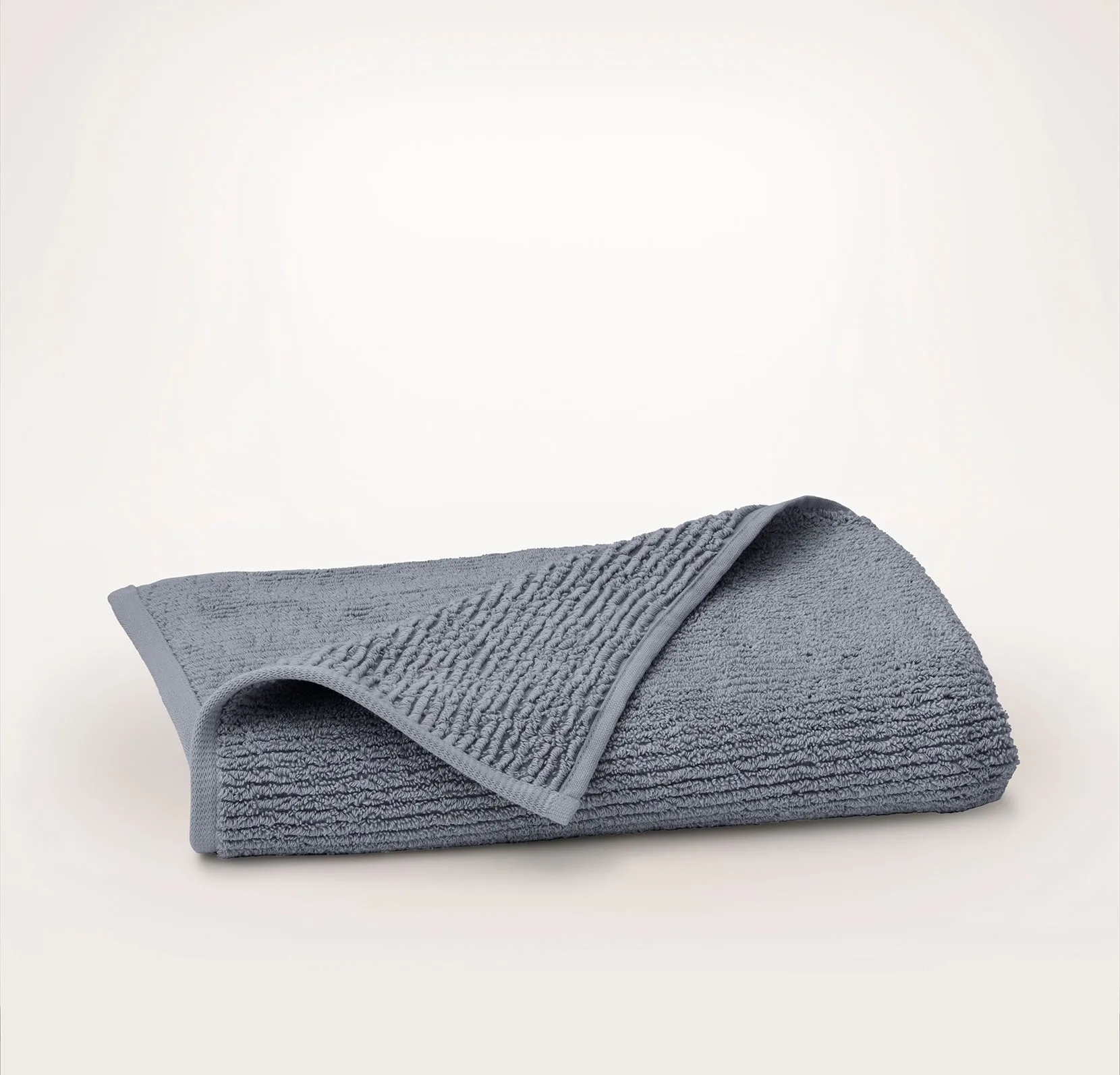 Turkish Ribbed Bath Towel - Mineral
