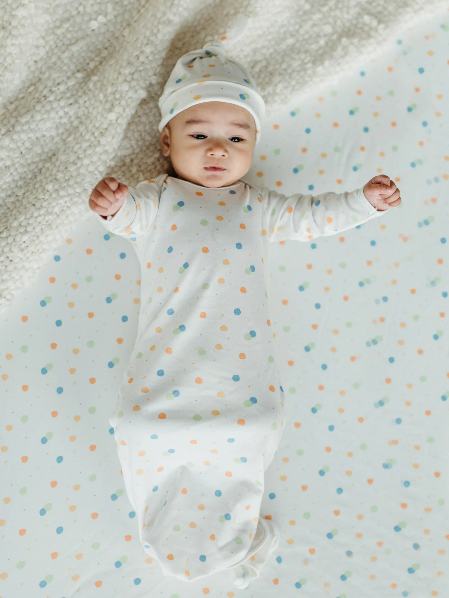 Playpen/Playard Sheet - Blue Dots