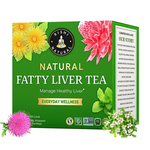 Té para el hígado graso para detox hepático, reducción de grasa hepática y mejora de la función hepática
