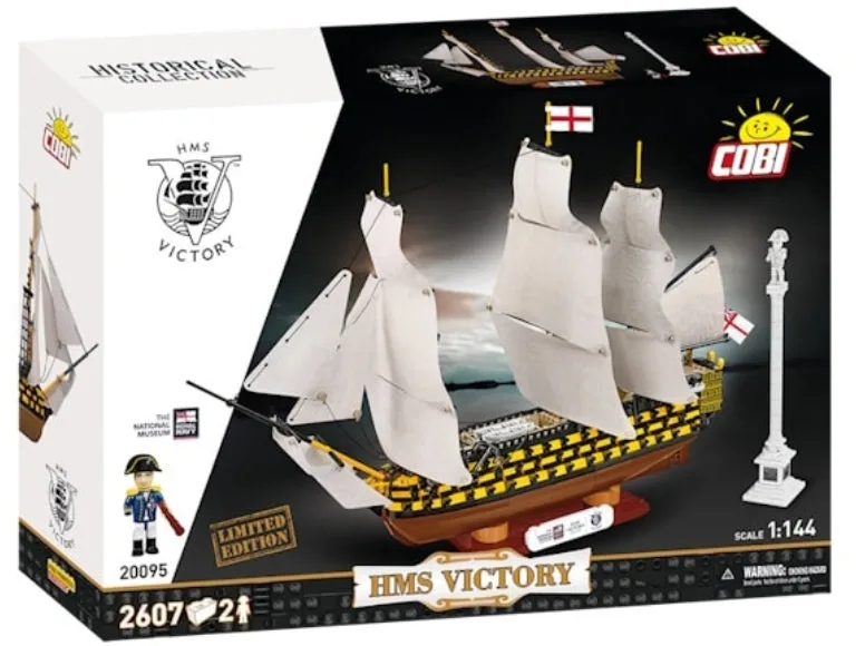 COBI HMS Victory #20095 세트: 조립, 전시 및 관리