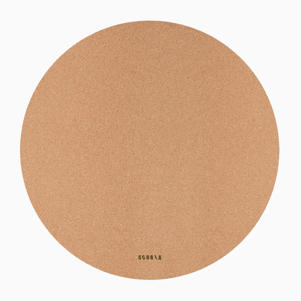 Tapis de yoga rond en liège Essential | Multi-usage | 53" de diam.
