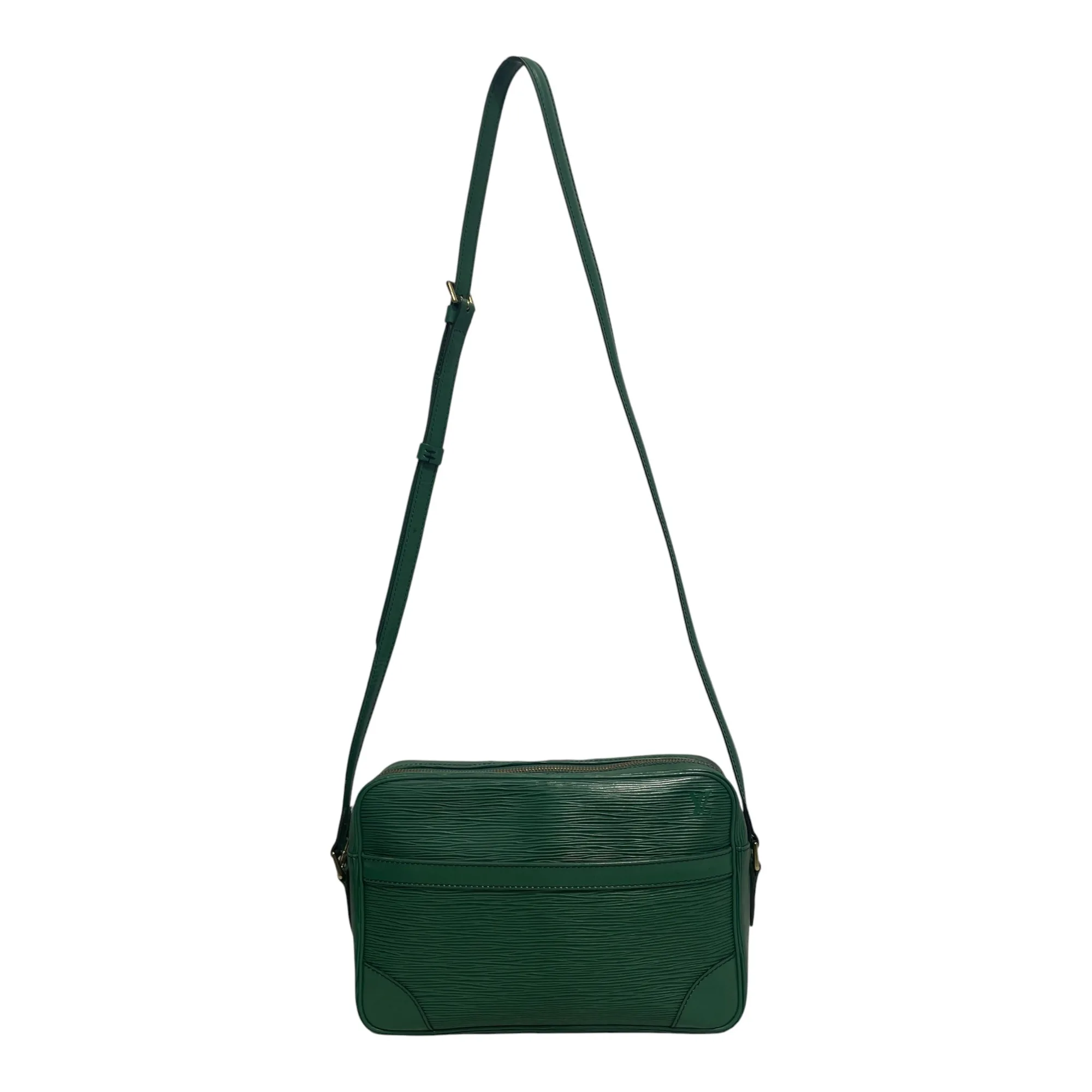 LOUIS VUITTON/Cross Body Bag/Leather/GRN/EPI TROCADERO CROSSBODY