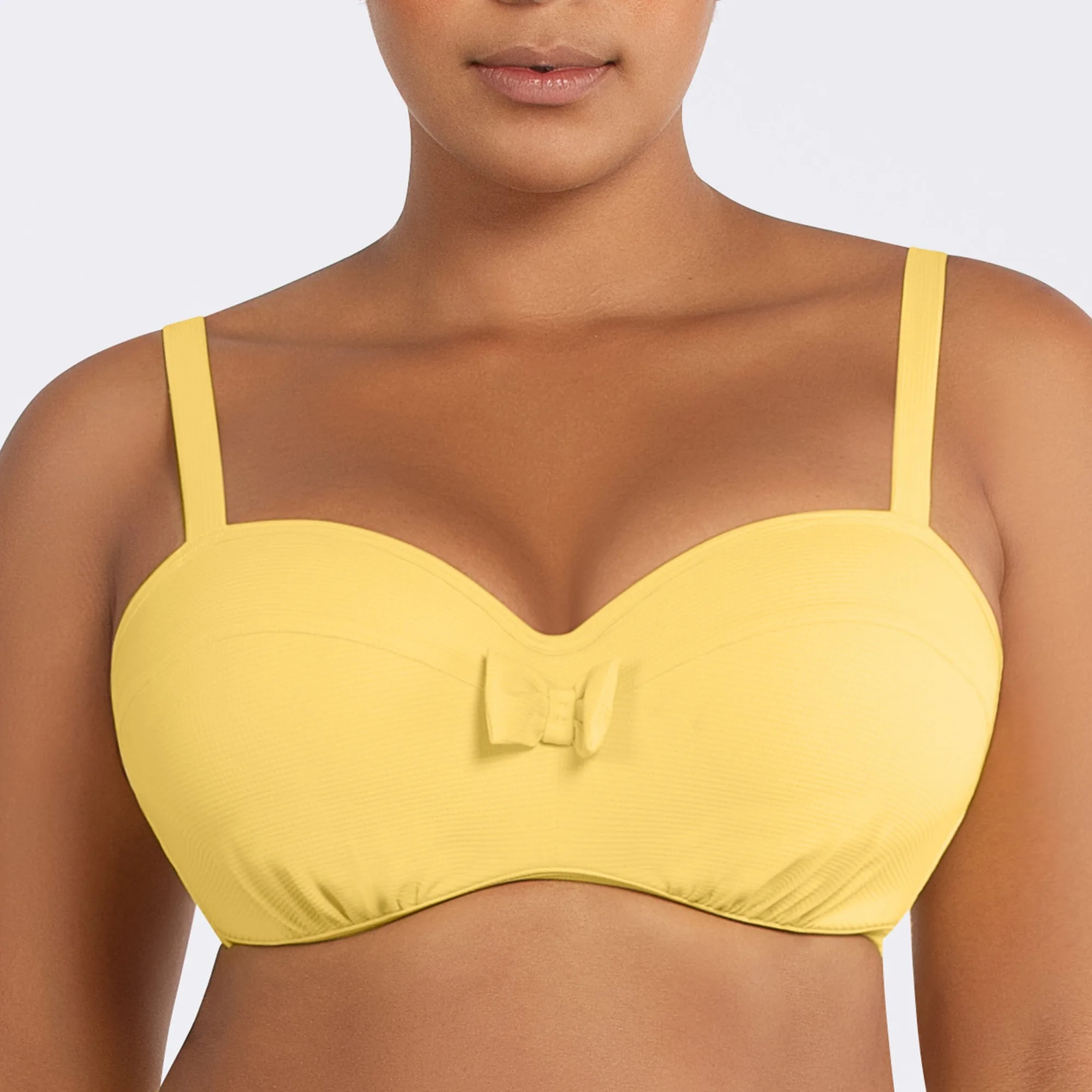 Top de bikini balconette con aros Vivien - Inspiración vintage - Lemon Drop