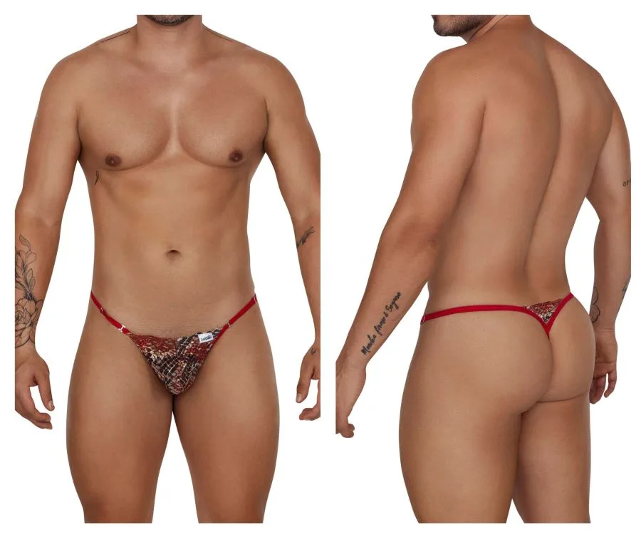 CandyMan Men's Underwear 99685 Lace Thongs Color