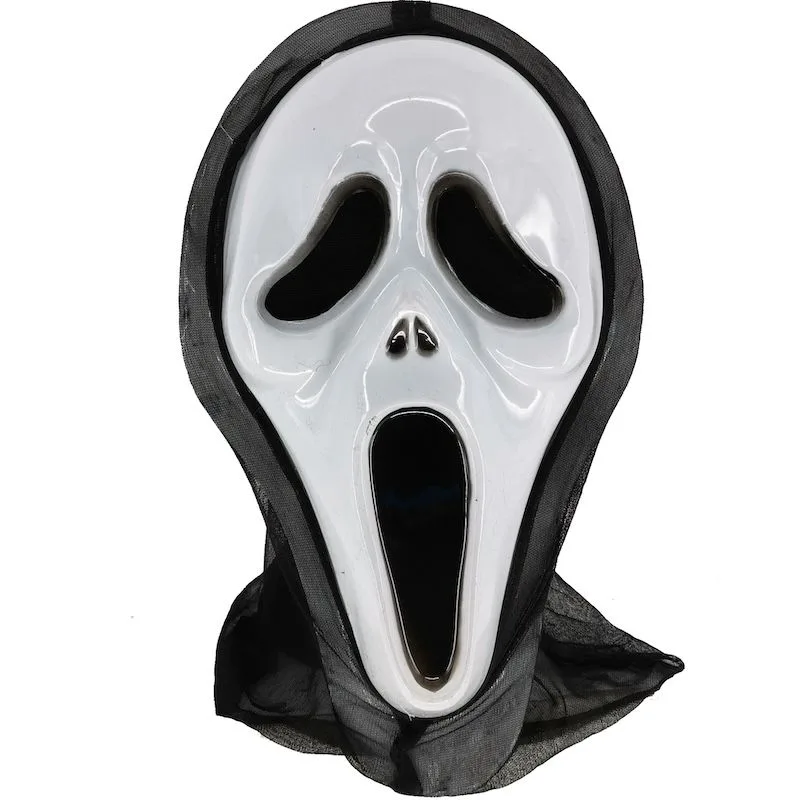 Halloween Screaming Ghostly Grim Reaper Style Head Mask