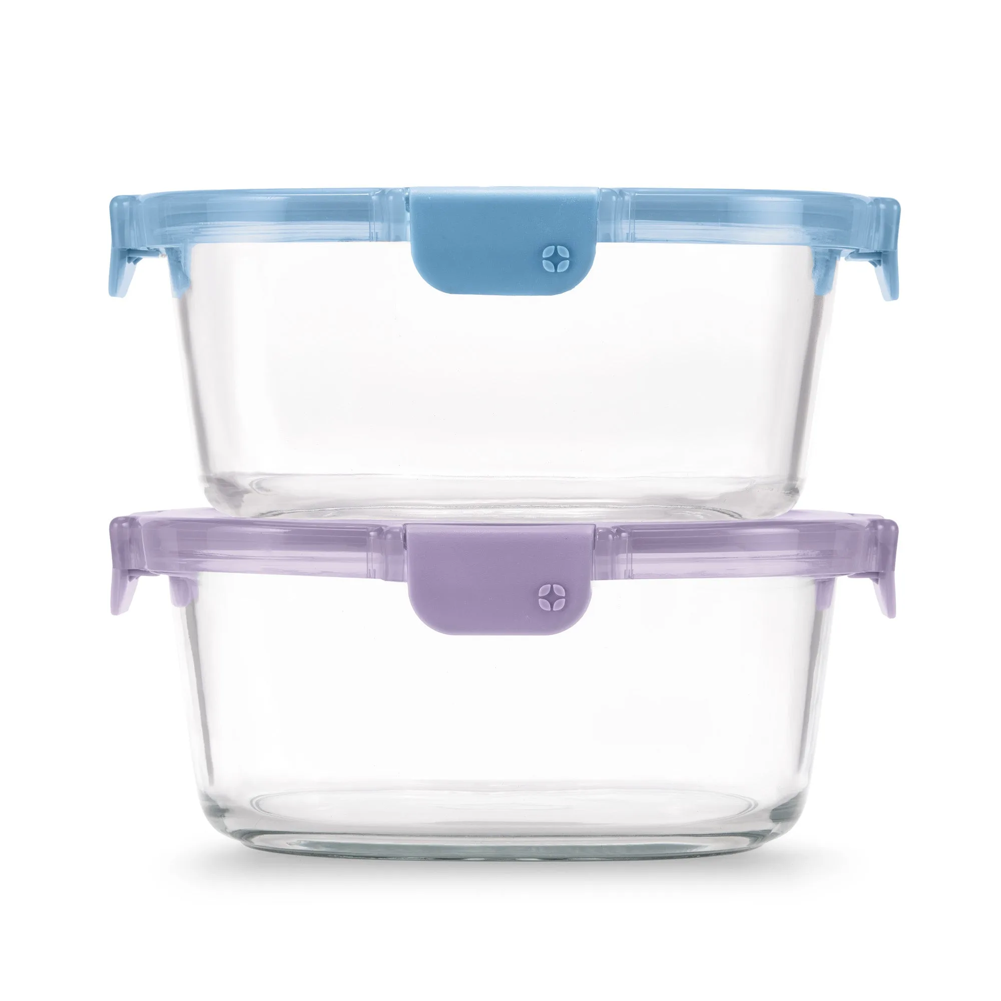 Zestaw 4 szt. Color Lock® Glass 7 Cup Round