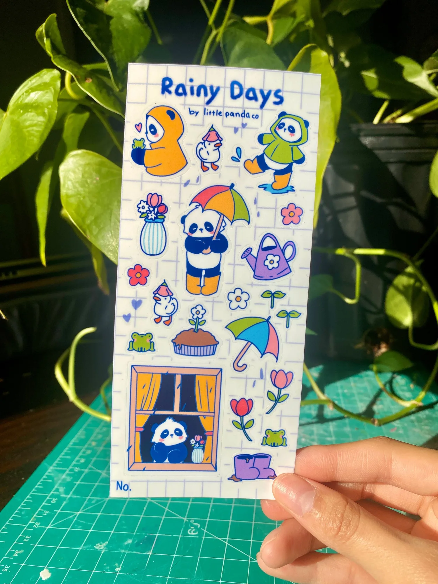 كيف تنسقين ملصقات Rainy Days الربيعية؟