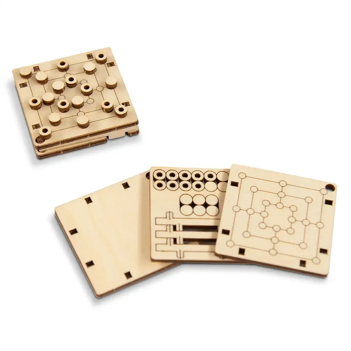 3D Houten Puzzelspel – Molen Logica Spel