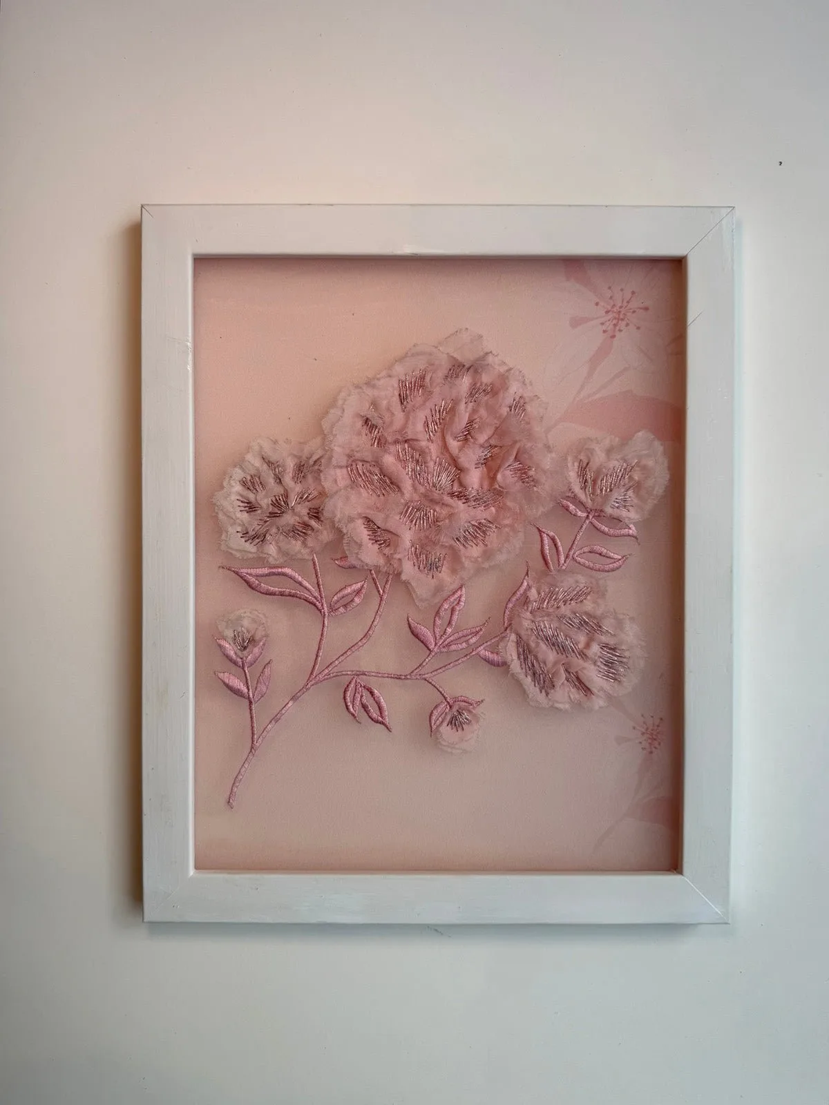 Embroidery No. 079 - Signed & Numbered Framed Couture Embroidery