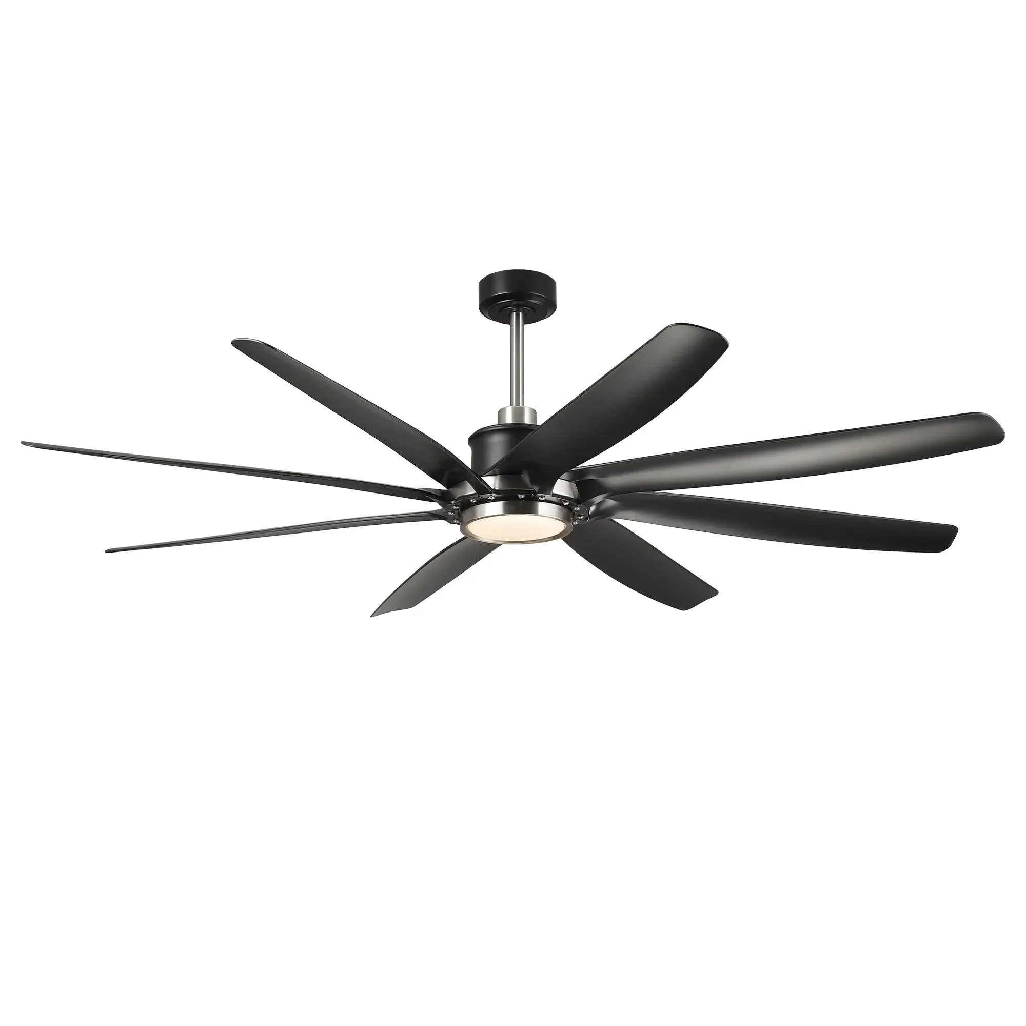 Ventilatore a soffitto LED grande moderno Alvis 72 pollici