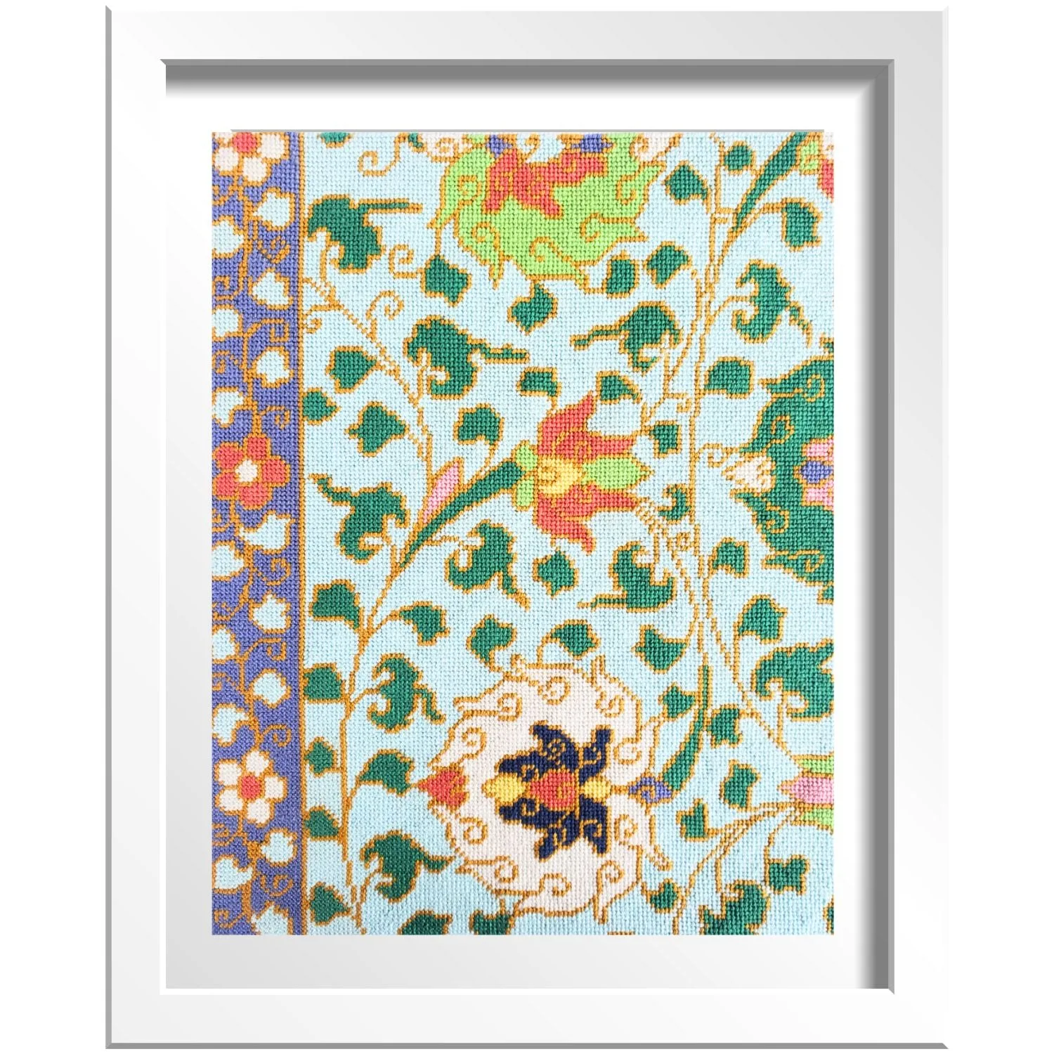 How to Finish a Chinese Ornamental Needlepoint Kit