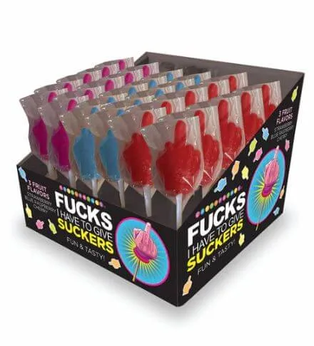 Fucks I Have to Give Suckers 30 Pc Display