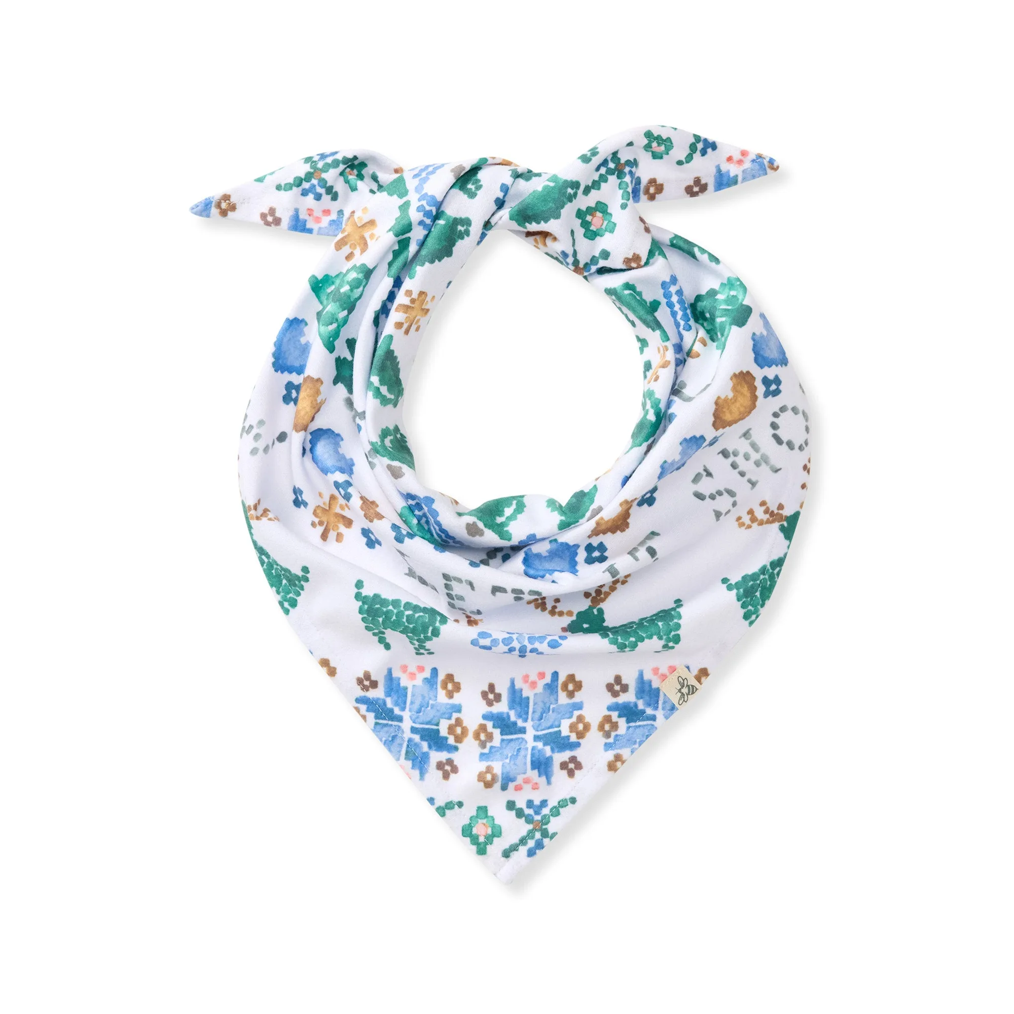Let It Snow Flannel Family Matching Pet Bandana