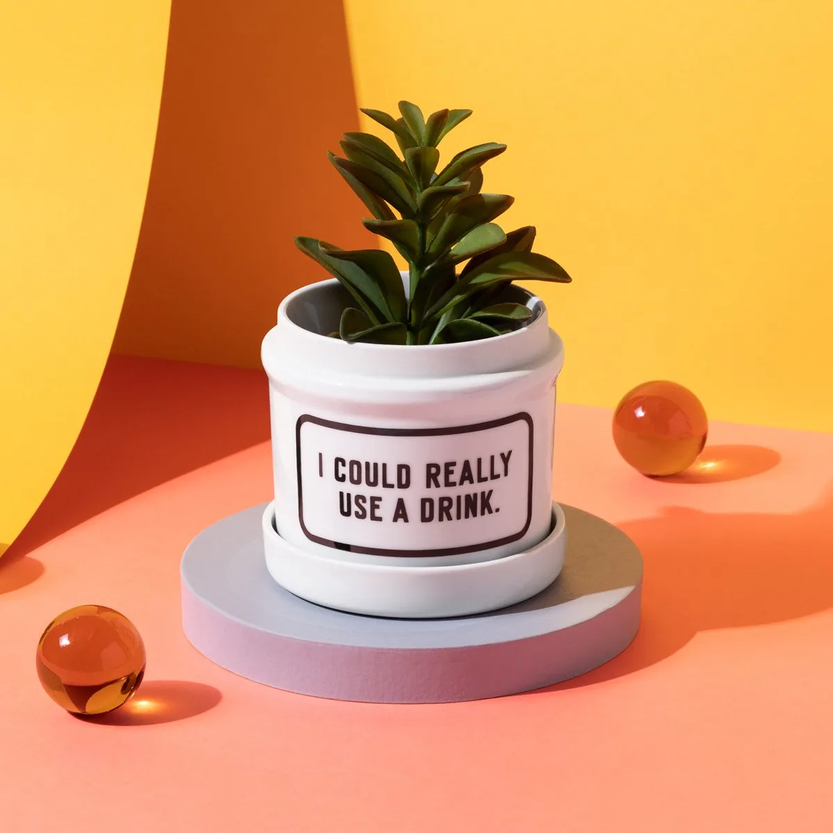 I Could Really Use A Drink Plantenbak met Druiplade