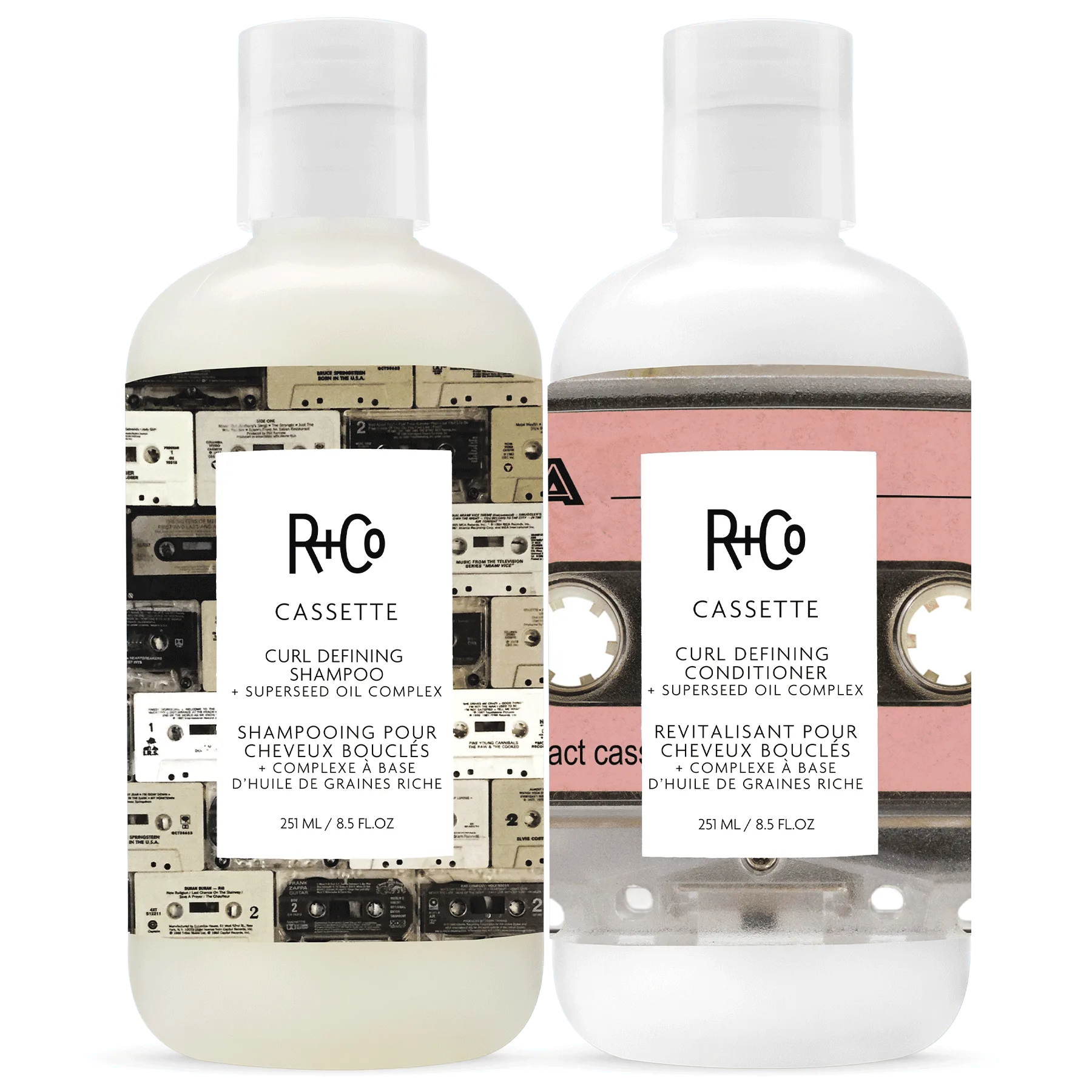 CASSETTE Curl Defining Shampoo + Conditioner Set