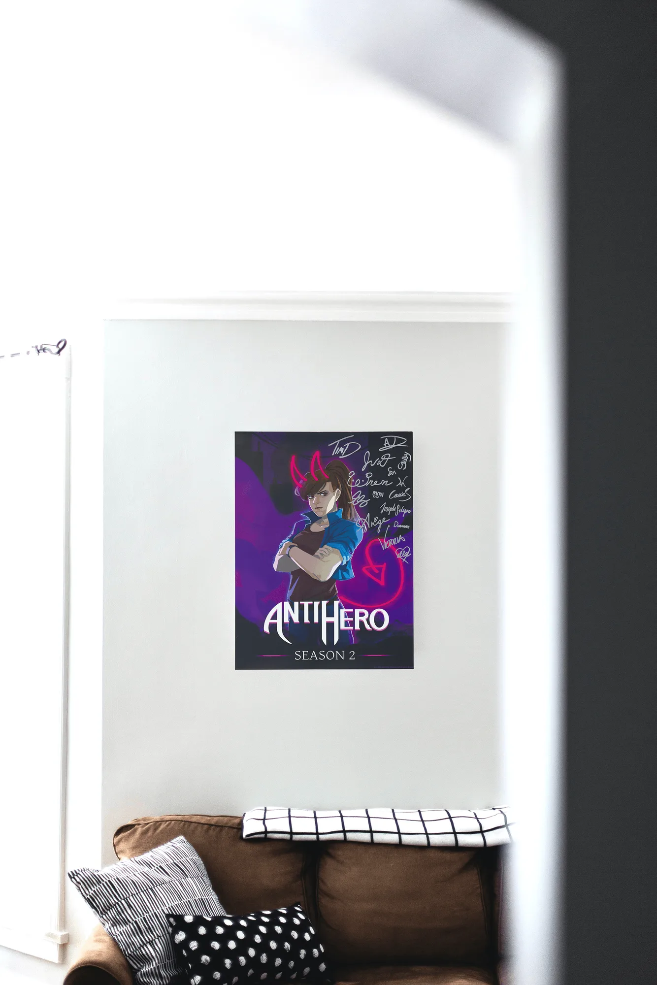 Póster de antihéroe
