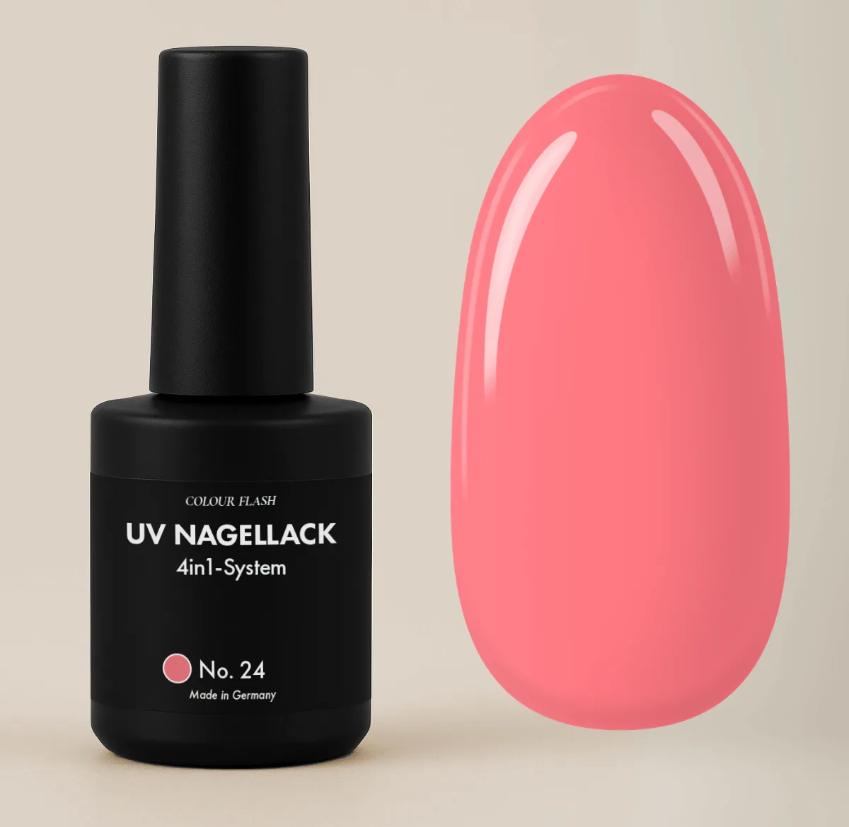 UV Nagellack 4in1 No.24 vs No.40:色調比較