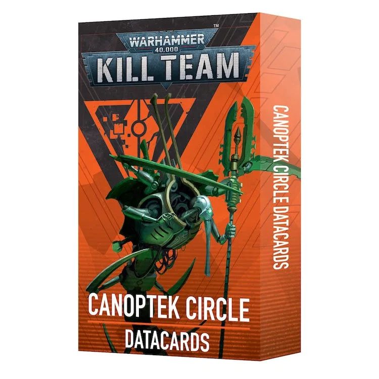 Warhammer 40000: Kill Team: Xenos: Necrons: Canoptek Circle Datacards