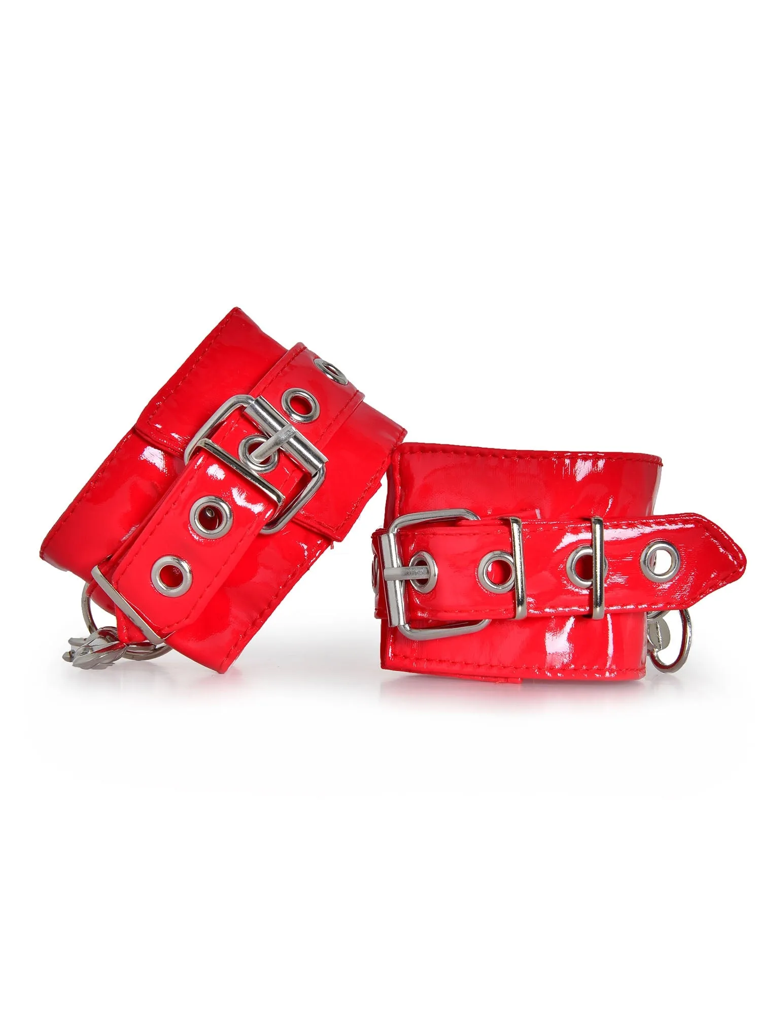 PVC Cuffs in Red