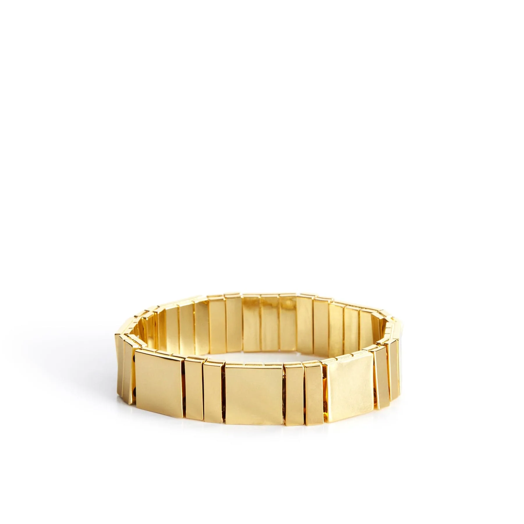 Gold Stretch Bracelet vs. Gemstone Stretch Bracelet