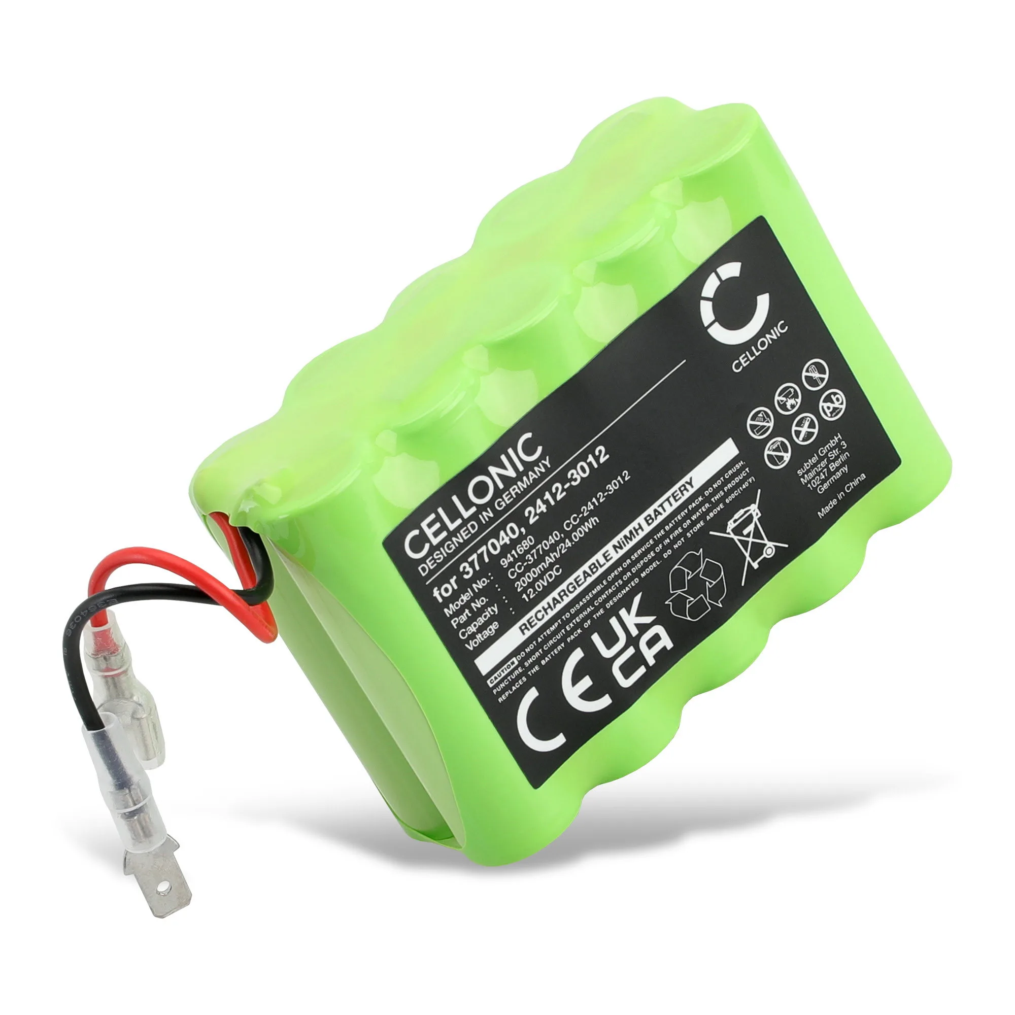 Baterie 2412-3012 pro Roto RT2-SF G1 / RT1-SF G1 / DS1000, DS1000S 2000mAh náhradní baterie 2412-3012