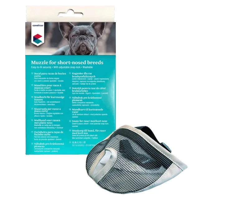 CVET Dog Muzzle Short-Nosed Breeds