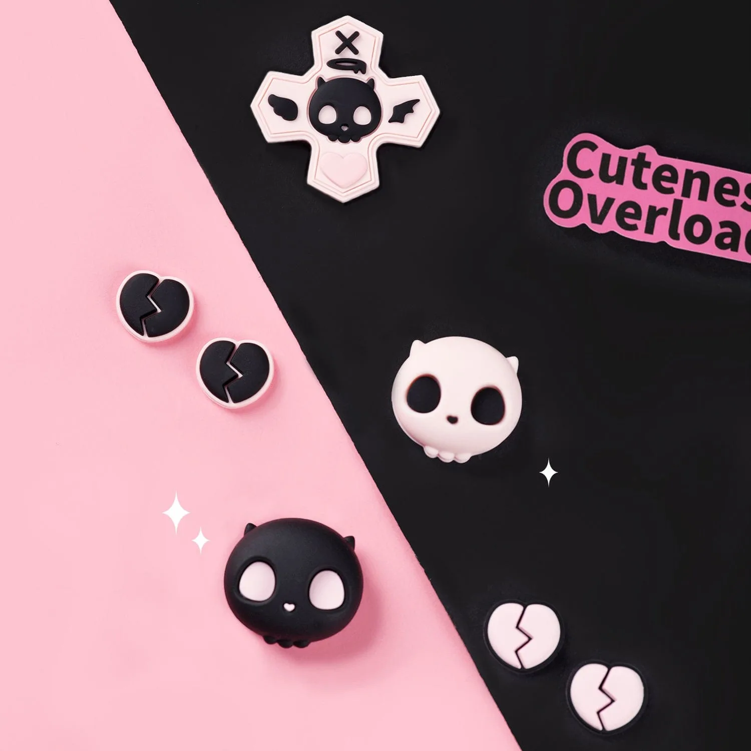 Pink Skull vs Frog Thumb Grip Caps: Fit Guide
