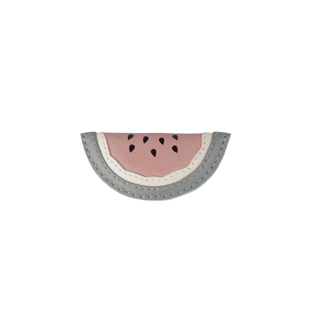 Nanoe Fruit Hairclip | Watermelon | Rose Dawn Classic Leather